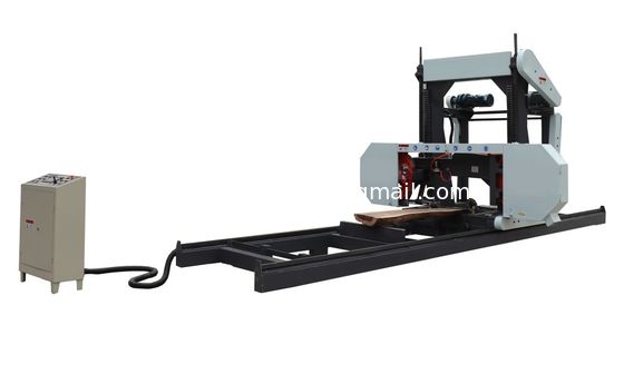 CNC Portable Band Sawmill Machine For Wood Cutting, Automatic Wood Bandsaw