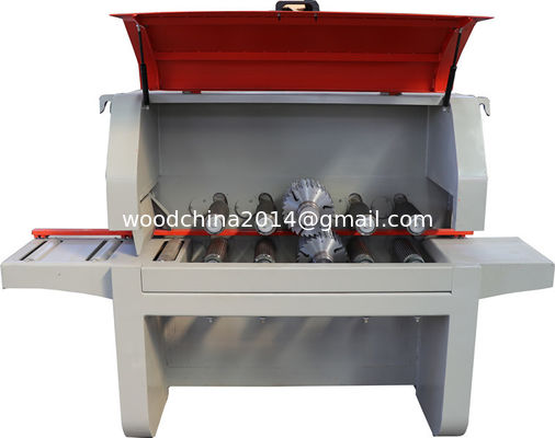 Double Shaft Multi Blade Rip Saw Circular Sawmill For Square Wood Cutting