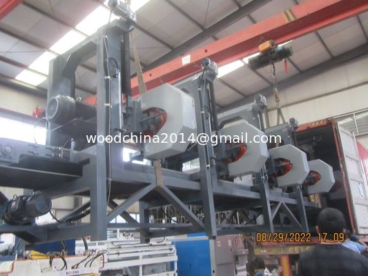 Multi Heads Industrial Sawmill Equipment Horizontal Wood Cutting Band Saw For Wood