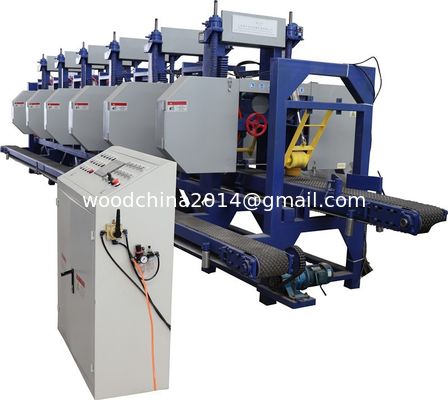 Horizontal Resaw Band Sawmill Multiple blade Wood Saw Machine in hot selling