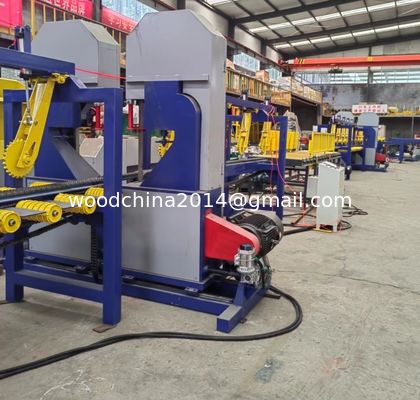 Twin vertical bandsaw Industrial Sawmill Equipment Bottom Cutting Wood Bandsaw Mill