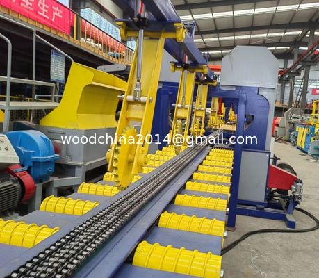 Twin vertical bandsaw Industrial Sawmill Equipment Bottom Cutting Wood Bandsaw Mill