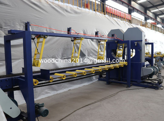 Twin vertical bandsaw Industrial Sawmill Equipment Bottom Cutting Wood Bandsaw Mill