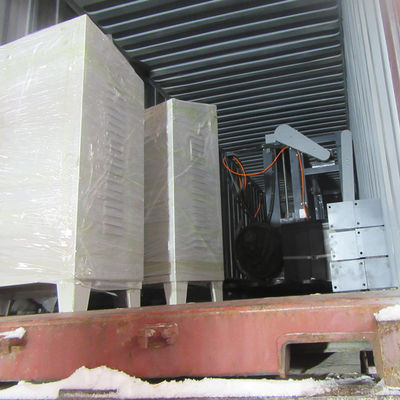 Angle Swing Blade Saw Double Blades Circular Saw , Square Wood Cutting Circular Sawmill Machine