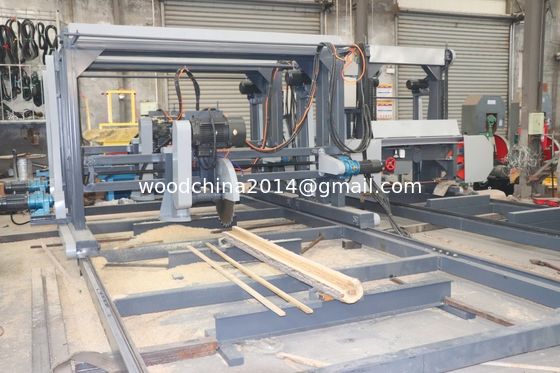 Heavy Duty Electric Double Saw Blade Angle Sawmill DS1300 Portable Wood Circular Saw Machine