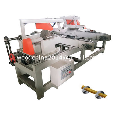 L1200mm Wood Pallet Machine Lumber Wood Cutoff Saw Siemens PLC