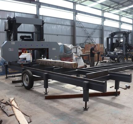 MJ1000D MJ1300D Portable Lumber Mill Wood Sawmill Machine, Gasoline Sawmill Portable Sawmill