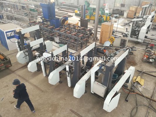 MJ2500 automatically large size wood band sawmill machine/horizontal band saw multi function woodworking machine