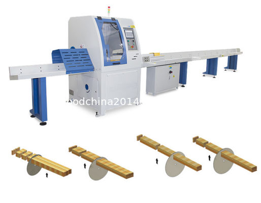 6m Automatic Wood Cut Off Saw Machine Woodworking Cross Cut Off Saw