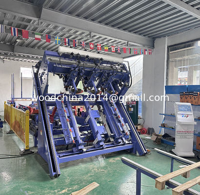 Automatic Pallet Making Equipment Single Man Wood Pallet Nailing Machine For USA EPAL