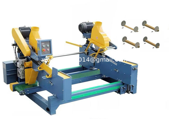 Wood Cut Off Saw Double Head Trim Saw For Pallet Board, Woodworking Circular Blade Saw