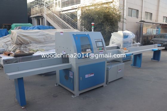 Electric Wood Cross Cut Off Saw Machine / Automatic Wood Cross Cutter Saw Mill / Wood Timber Cutting Saw