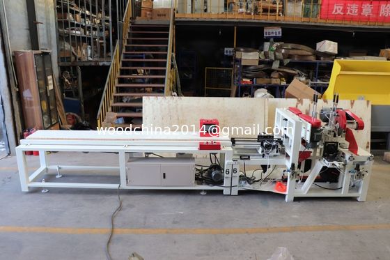 7.5KW Automatic CNC Wooden Pallet Foot Pier Making Machine For 40-120MM Thickness 40-100MM Width