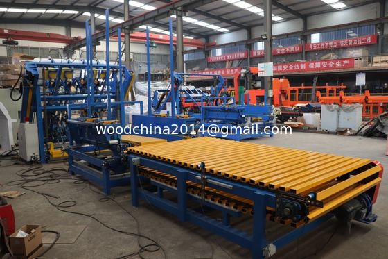 Automatic American Stringer European Wooden Pallets Nailing Making Machine