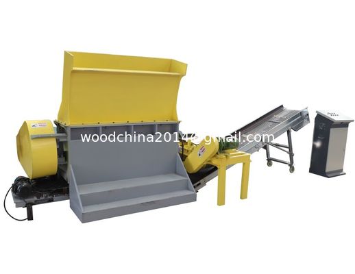 100-3000kg/H Wood Pallet Crusher Wood Pallet Shredder Machine Wood Recycling Machine