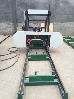 Portable Horizontal Band Sawmill, diesel power portable saw mill