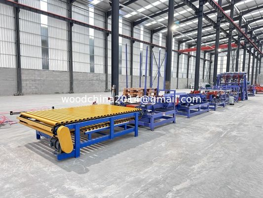 Feeding Pallet Machine Automatic Line Wood Pallet Storage Platform, Wood Pallet Transportation Platform