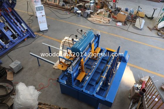 Wood Block Pallet Automatic Nailing Machine EPAL Pallet Feet Connection Nailer