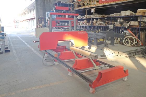 36 Inch To 60 Inch Portable Horizontal Band Sawmill With Trailer Timber Sawmill Machine