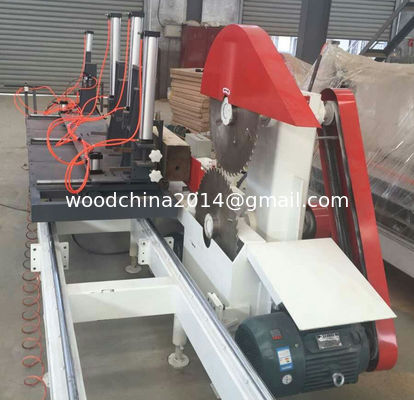 Twin Blade Wood Processor Circular Sawmill with Log Carriage for Logs Cutting
