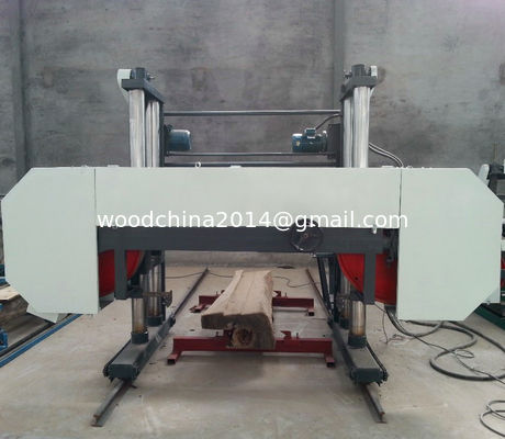 55 KW Electric Powered 100 " Heavy Duty Large Wood Cutting Band Saw Sawmill Machine