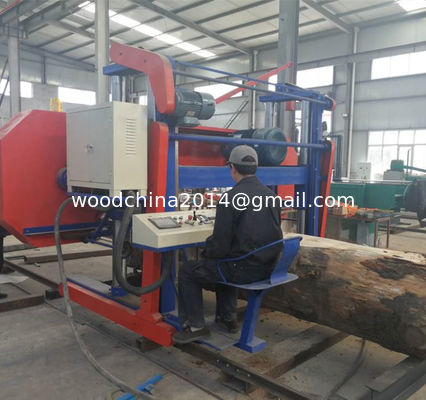 Big size diesel horizontal log cutting bandsaw wood saw mill for hardwood