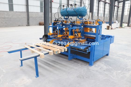Voltage 3 Phase Or As Customer Needs Automation European Pallet Legs Nailing Machine