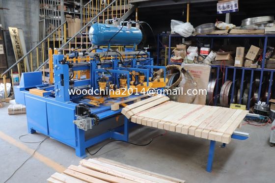 Voltage 3 Phase Or As Customer Needs Automation European Pallet Legs Nailing Machine