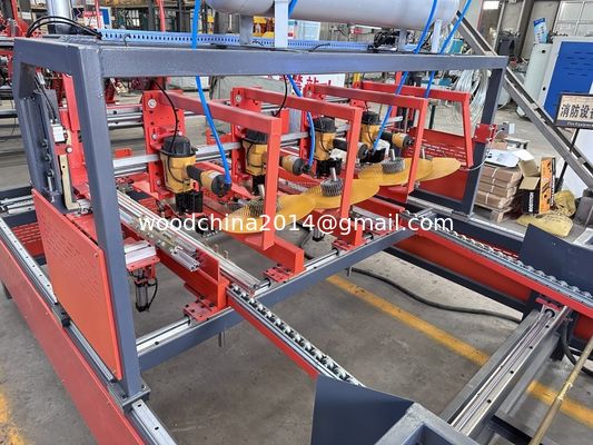 Semi Automatic Horizontal Wood Stringer Pallet Making Machine Pallet Nailing Machine