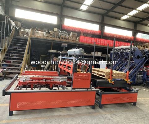 Semi Automatic Horizontal Wood Stringer Pallet Making Machine Pallet Nailing Machine