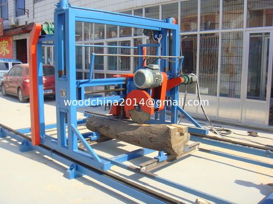 DS2000 Automatic Double Blades Circular Sawing Swing Blade Saw Mill Machine
