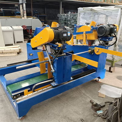 Pallet Wood Block Cutting Industrial Wood Cut Off Saw Double Head Trim Saw Machine