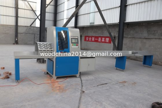 Wood Pallet Machine Automatic Plank Cut off Saw Machine Siemens PLC Touching Screen