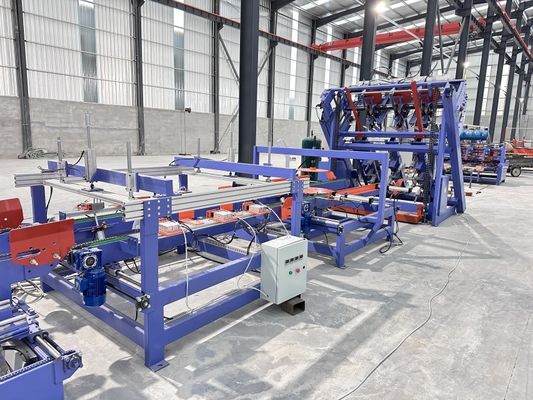 Automatic Euro Block Wood Pallet Nailing Production Line Automated Line For European Pallet Making Machine