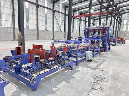 Automatic Euro Block Wood Pallet Nailing Production Line Automated Line For European Pallet Making Machine