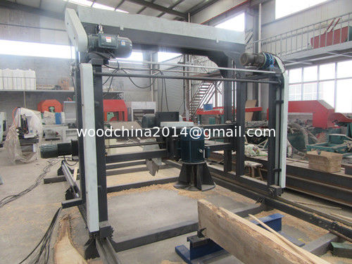 popular!!! DS1300 double blades cutting angle circular sawmill well sold in Suriname market