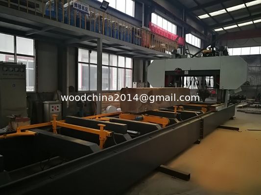 Hydraulic Horizontal Log Band Saw Big Automatic Wood Sawmill For Sawing Wood