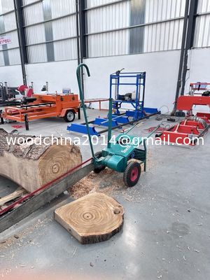 Portable Electric / Gagoline Wood Slasher Big Chain Saw Crosscut Saw For Log Diameter 2.4 Meters