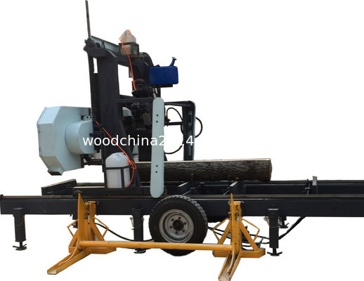 Woodworking saw mills, Horizontal Band Saw, Diesel Portable Sawmill