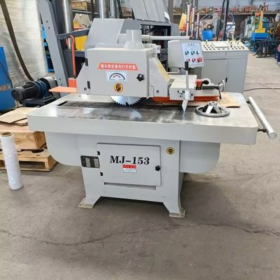 High Precision Single Blade Straight Line Automatic Rip Saw Optimal Edge Cutting