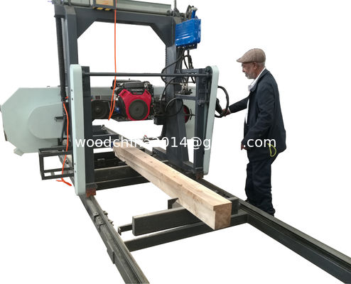 Horizontal band saw machine for wood cutting,portable saw mill,wood working machine