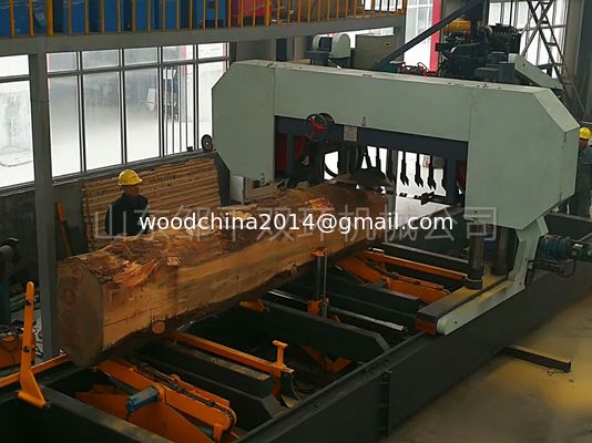 Woodworking Hydraulic Bandsaw Machine 1070mm Log Cutting Band Saw