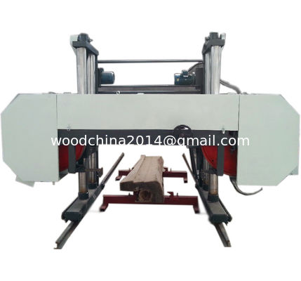 1070mm 37KW Large Bandsaw Mill Horizontal Band Saw For Milling Logs