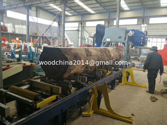 Quality Automatic Wood Cutting Hydraulic Horizontal Bandsaw Sawmill