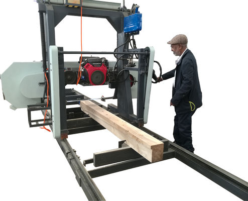 Portable Horizontal Band Sawmill, diesel power portable saw mill