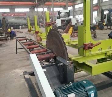 1200mm Round Blade Saw Mill Wood Cutting Equipment With Log Carriage