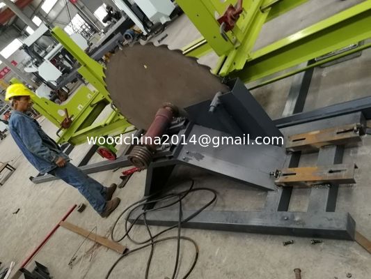 35HP 30KW Wood Circular Sawmill Furniture Log Carriage Sawmill