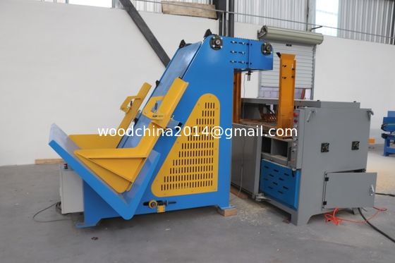 Automatic Double Head Wood Pallet Notcher With Automatic Feeding System For Pallet Manufacturer