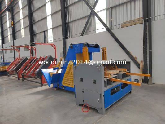 Automatic Double Head Wood Pallet Notcher With Automatic Feeding System For Pallet Manufacturer