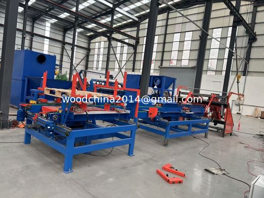 400pallets/Day Pallet Assemble Machine Euro Sawdust Blocks Pallet Nailing Machine